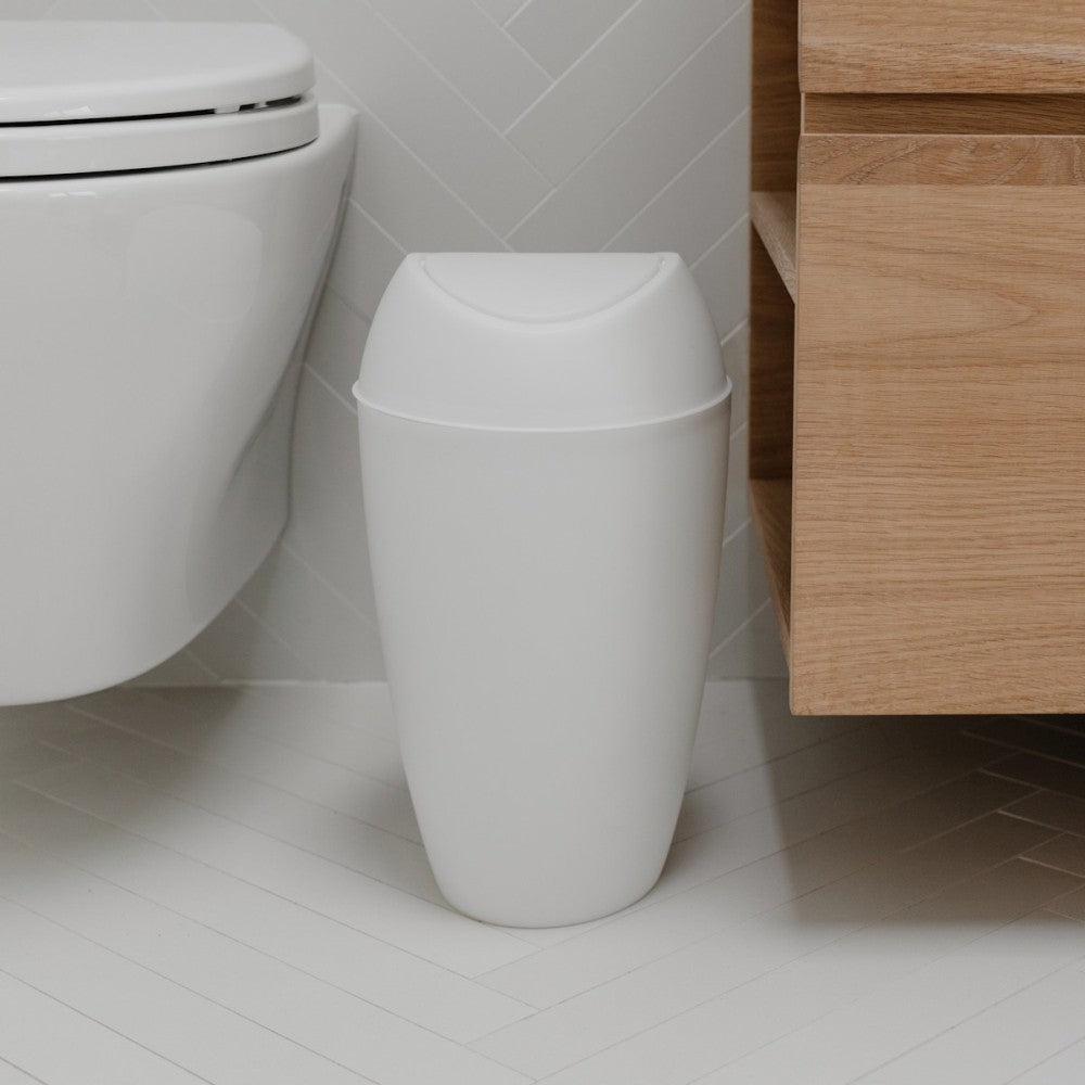 Tacho de Basura 9 Lts Color Blanco Modelo Twirla - UMBRA - Gallery 2