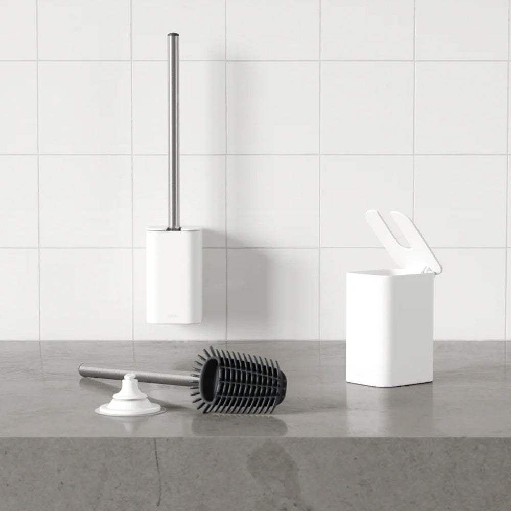 Soporte Adhesivo Blanco para Cepillo de Baño - UMBRA - Gallery 3