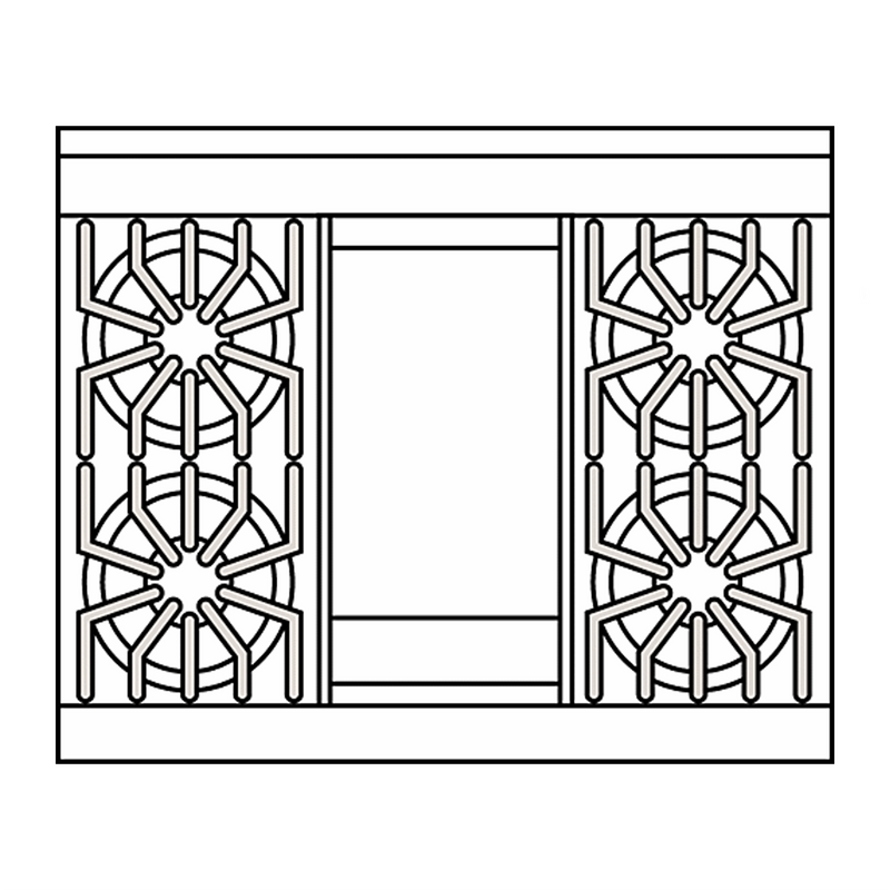 Cocina Dual Serie 5 con Plancha de 36”- 48" o 91.5 -122 cm - VIKING - Image 2
