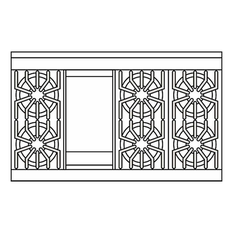 Cocina Dual Serie 5 con Plancha de 36”- 48" o 91.5 -122 cm - VIKING - Image 4