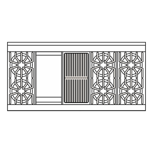 Cocina Dual Serie 5 de 60” con Plancha y Parrilla o 152 cm - VIKING - Secondary