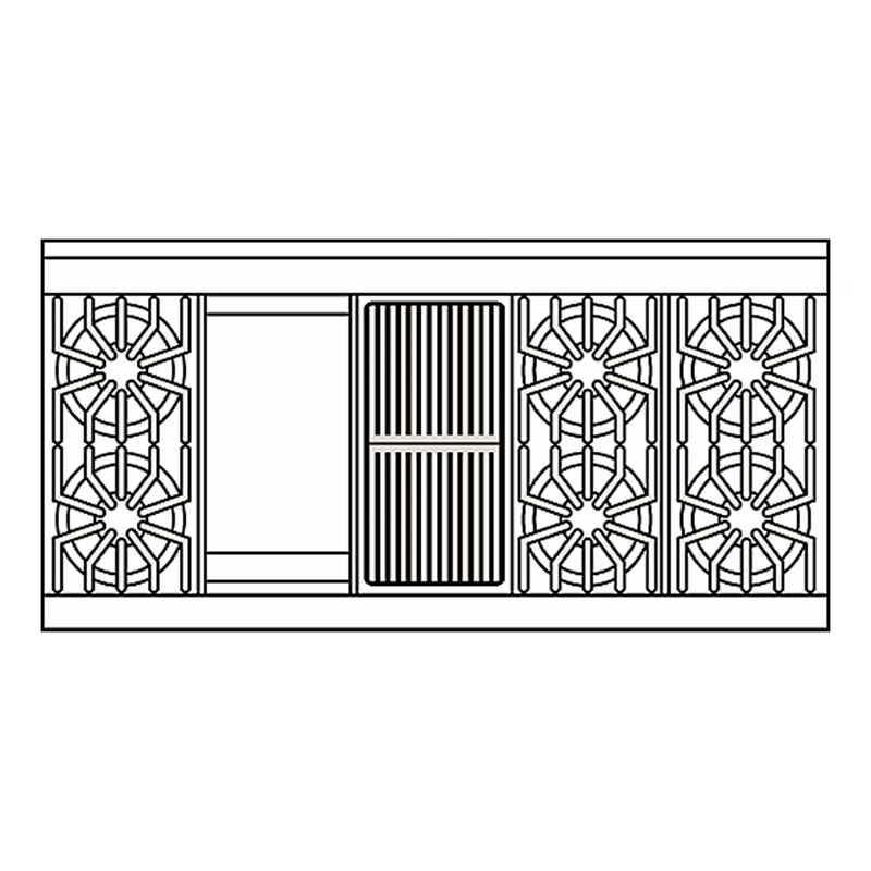 Cocina Dual Serie 5 de 60” con Plancha y Parrilla o 152 cm - VIKING - Image 2