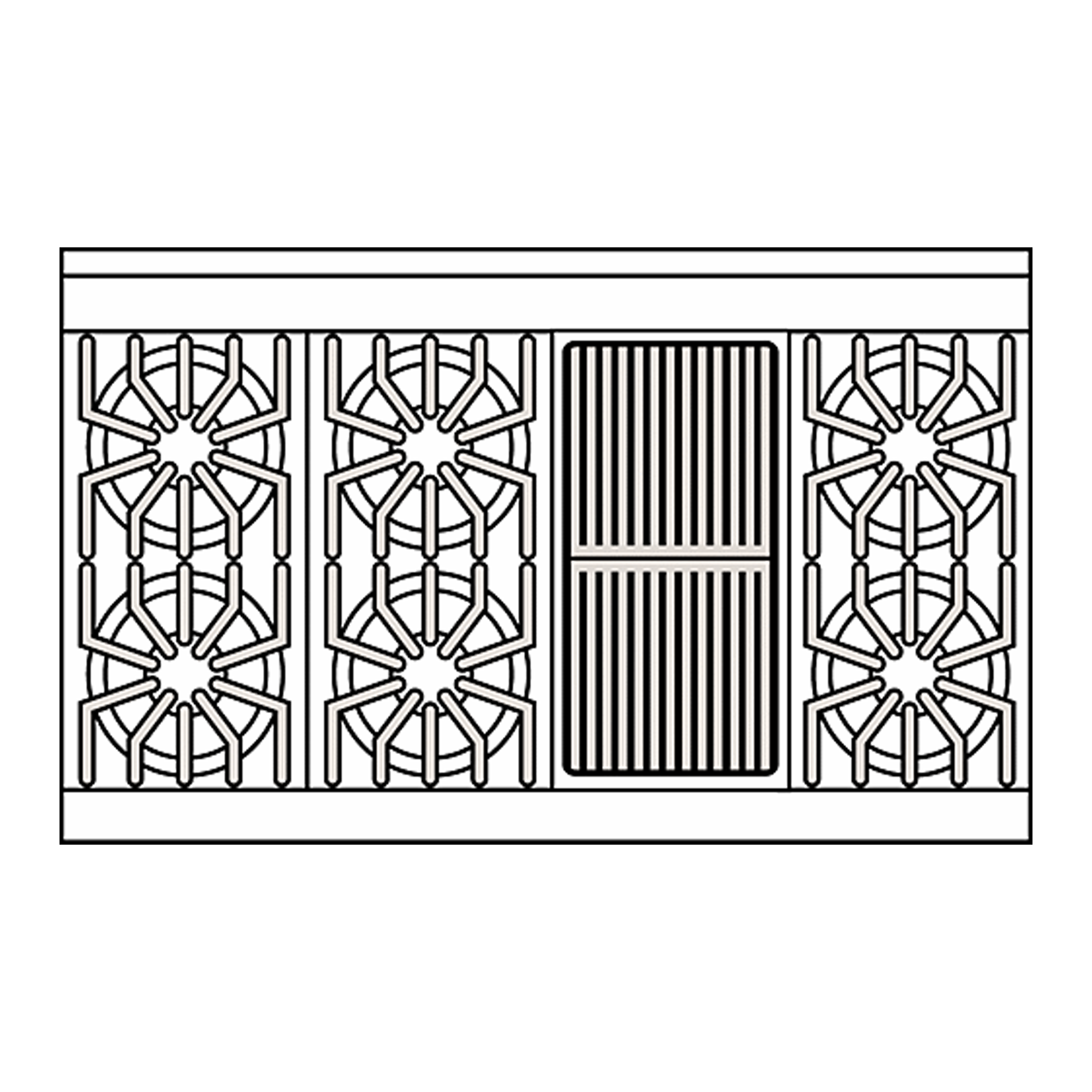 Cocina Dual Serie 7 con Plancha de 36”- 48" o 91.5 - 122 cm - VIKING - Gallery 4