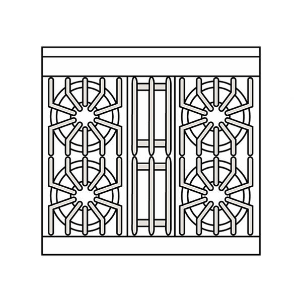 Cocina todo a Gas Serie 5 de 30”- 36"- 48" o 76 - 91.5 -122 cm - VIKING - Secondary