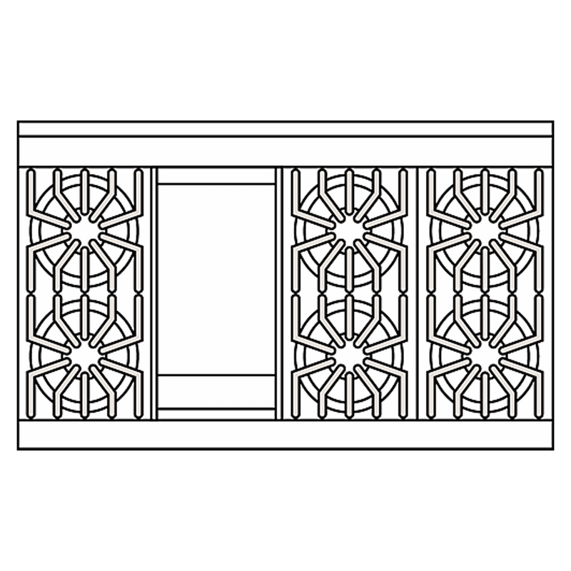 Cocina todo a Gas Serie 5 con plancha de 36” - 48" o 91.5 - 122 cm - VIKING - Image 4