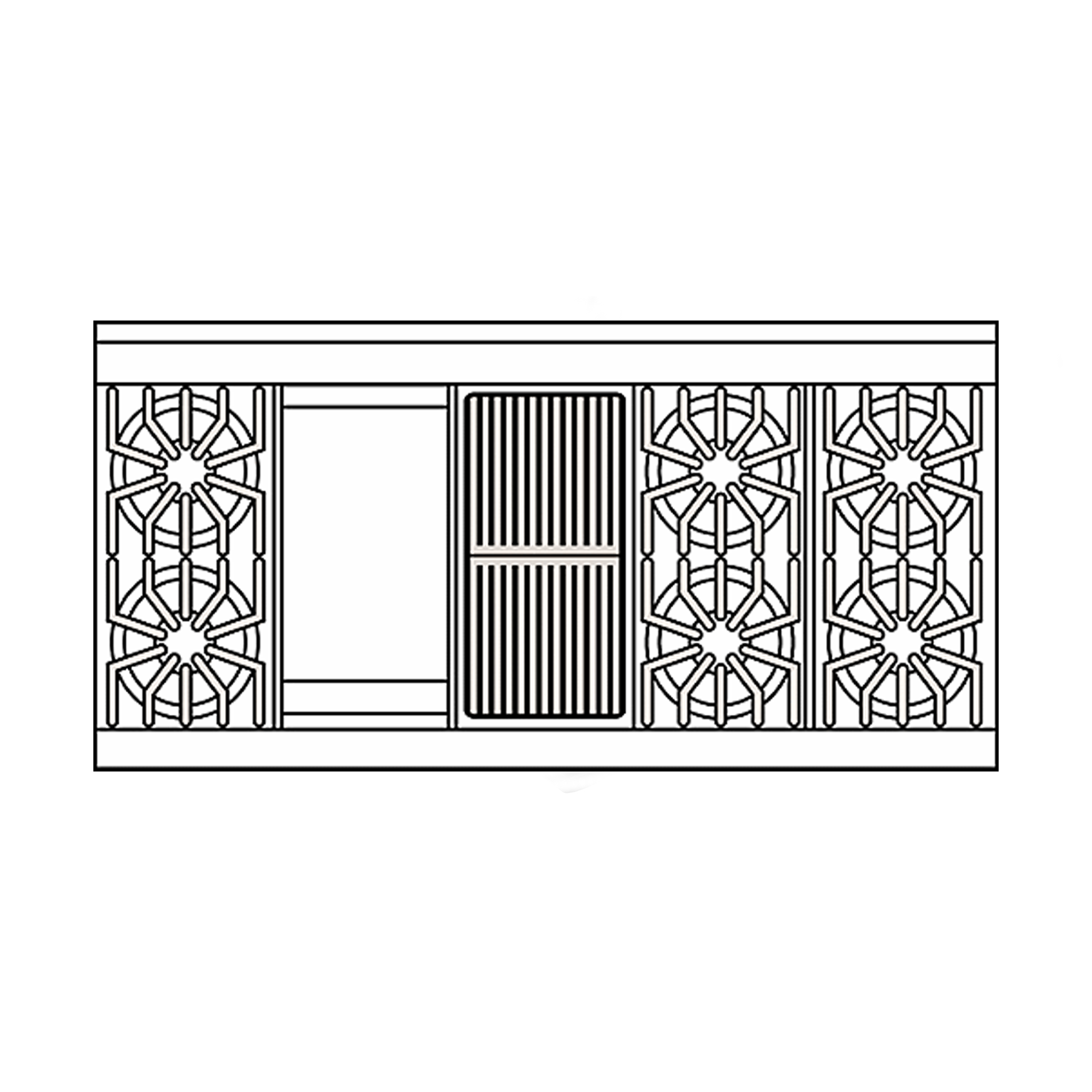Cocina todo a Gas Serie 5 con Plancha y Parrilla de 60” o 152 cm - VIKING - Gallery 2