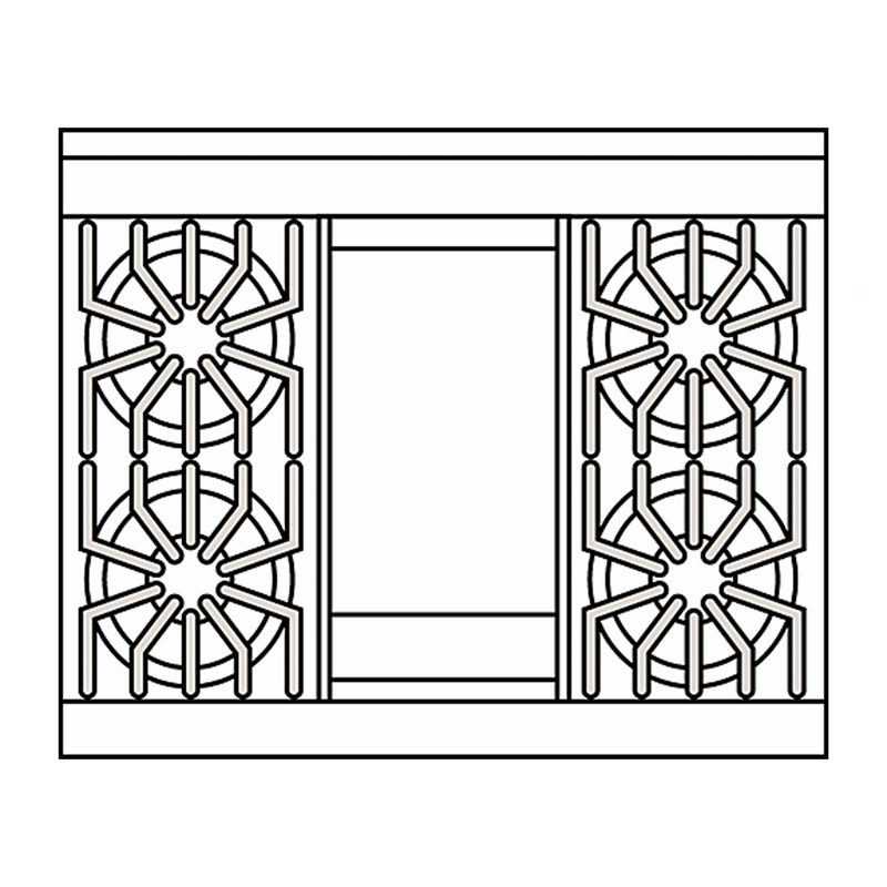 Cocina Todo a Gas Serie 7 con Plancha de 36”- 48" o 91.5 - 122 cm - VIKING - Image 2