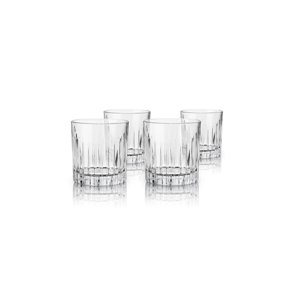 Set de 4 Vasos de Cristal Para Whisky 270ml Milo - VISKI