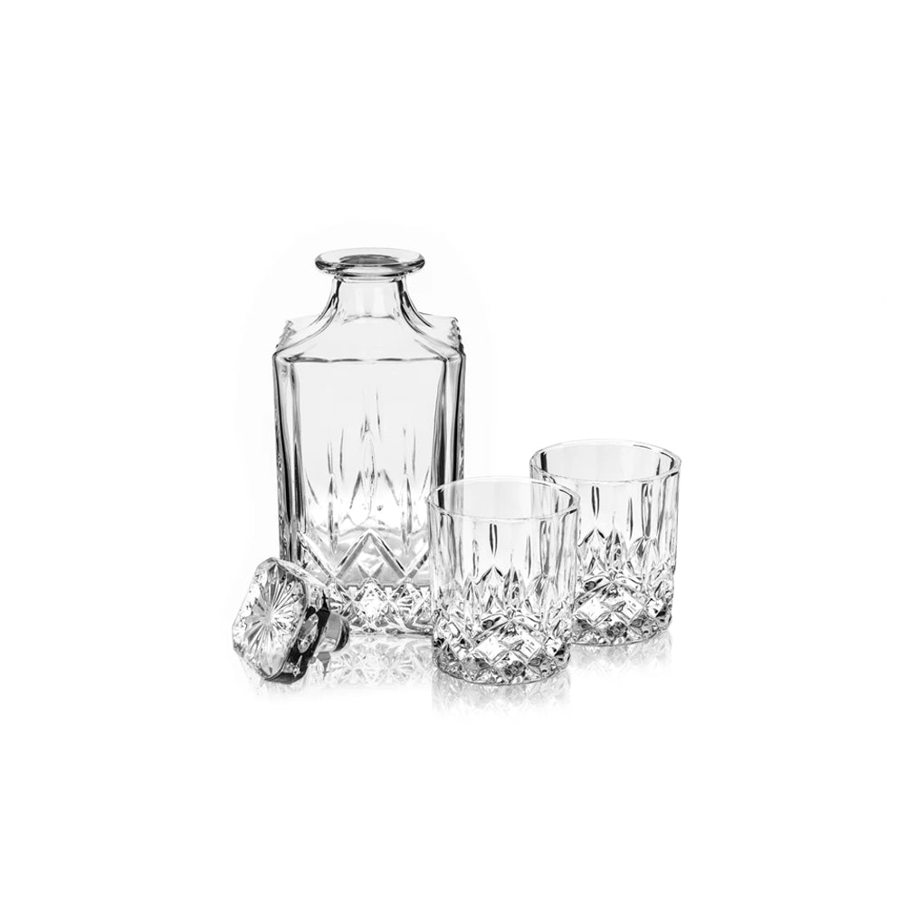 Set de Garrafa 900ml y 2 Vasos para Whisky 270ml Admiral - VISKI - Gallery 1