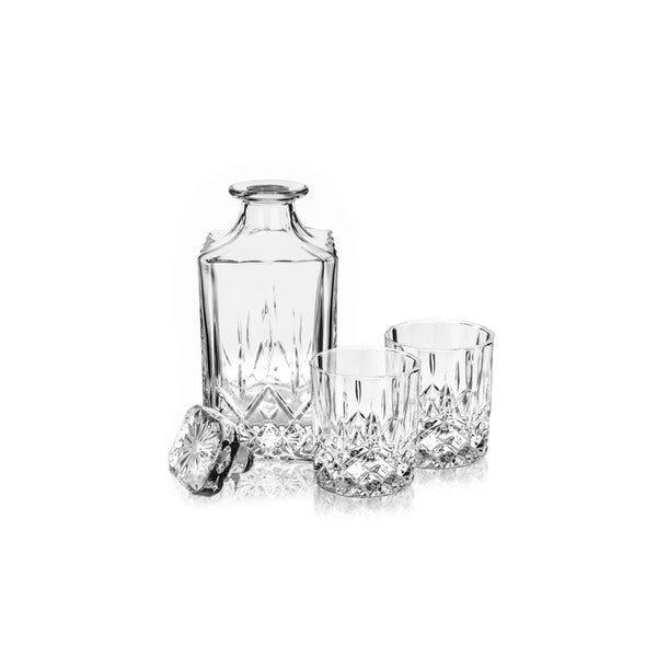 Set de Garrafa 900ml y 2 Vasos para Whisky 270ml Admiral - VISKI