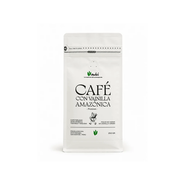 Café con Vainilla Amazónica Premium 250gr - WAWKI