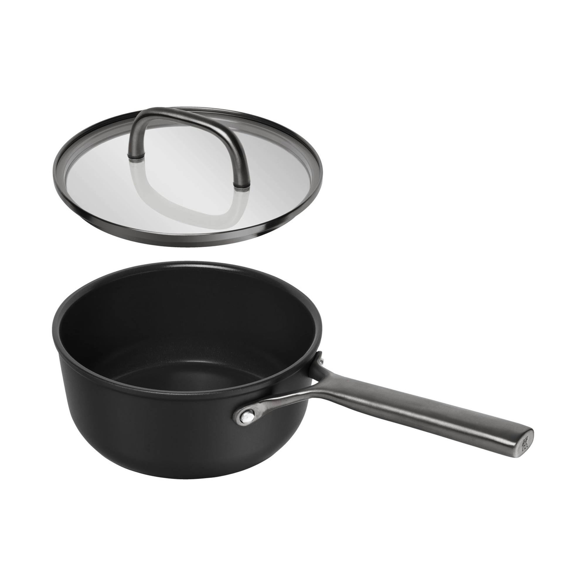Cacerola con Tapa Antiadherente Cerámico Ceraforce Titanium Aluminio 18cm Color Negro Modelo Milano - ZWILLING - Gallery 2