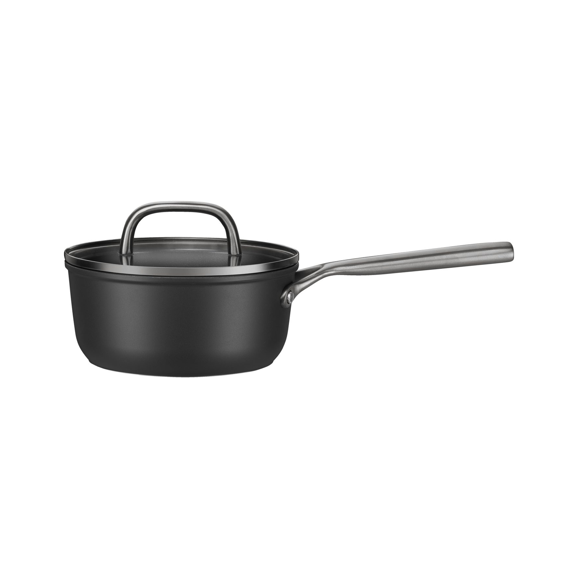 Cacerola con Tapa Antiadherente Cerámico Ceraforce Titanium Aluminio 18cm Color Negro Modelo Milano - ZWILLING - Gallery 1