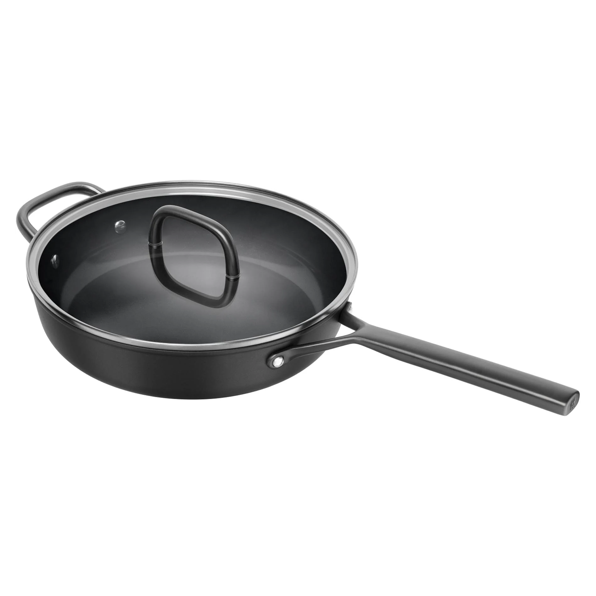 Sartén con Tapa Antiadherente Cerámico Ceraforce Titanium Aluminio 28cm Color Negro Modelo Milano - ZWILLING - Gallery 1