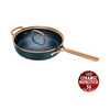Sartén con Tapa Antiadherente Cerámico Ceraforce Titanium Aluminio 28cm Color Azul Modelo Milano - ZWILLING