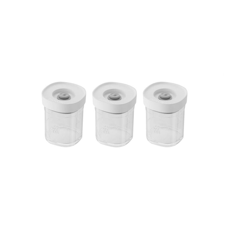 Set de 3 Tapers al Vacío Tamaño XS de Plástico Transparente Modelo Fresh &amp; Save Cube - ZWILLING - Image 1
