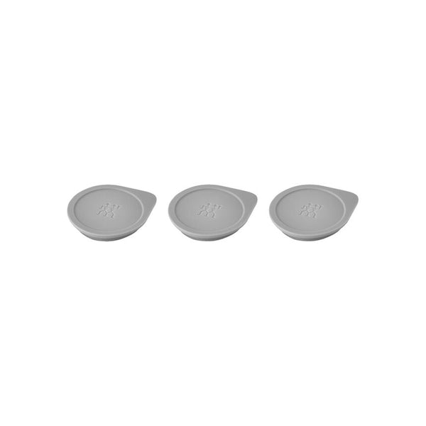 Set de 3 Soportes Gris de Silicona para Etiquetas Cube Fresh &amp; Save - ZWILLING