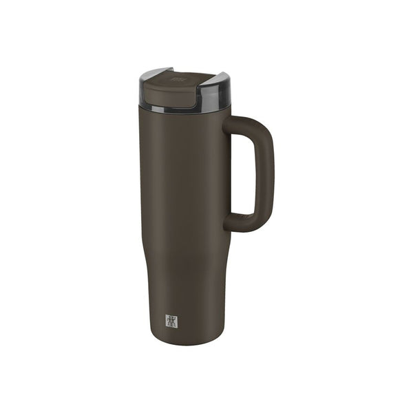 Taza Térmica con Sorbete 900ml de Acero Inoxidable Color Chocolate Modelo Thermo Plus - ZWILLING