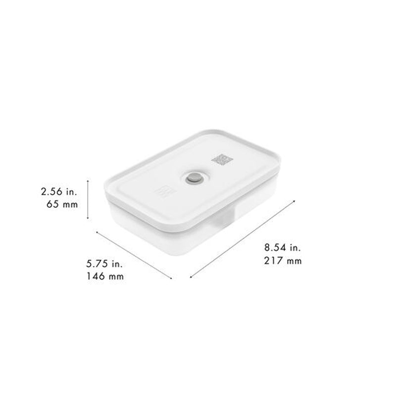 Táper al Vacío Plano para Almuerzo de Plástico Tamaño L Color Gris Modelo Fresh &amp; Save - ZWILLING - Image 4