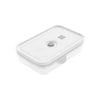 Táper al Vacío Plano para Almuerzo de Plástico Tamaño L Color Gris Modelo Fresh &amp; Save - ZWILLING