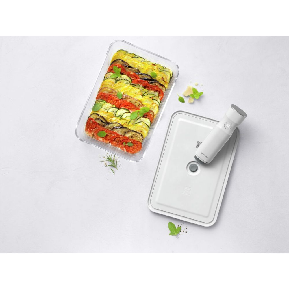 Táper al Vacío de Vidrio para Gratinar Color Gris Modelo Fresh &amp; Save - ZWILLING - Gallery 3