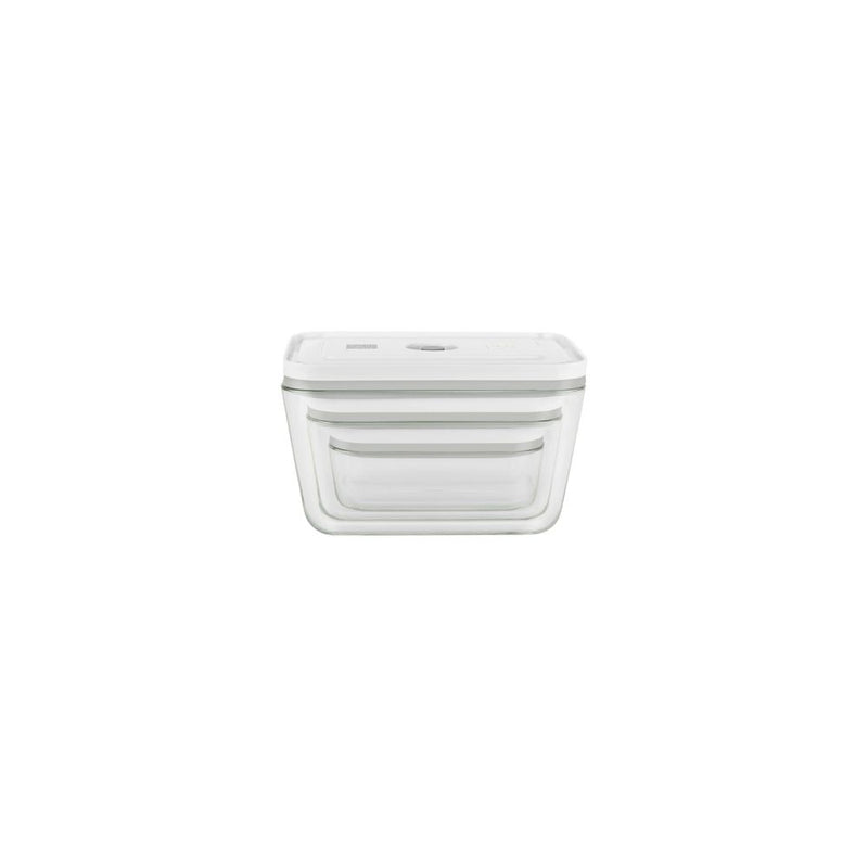 Set de 3 Tápers al Vacío de Vidrio Tamaño S/M/L Color Gris Modelo Fresh &amp; Save - ZWILLING - Image 2