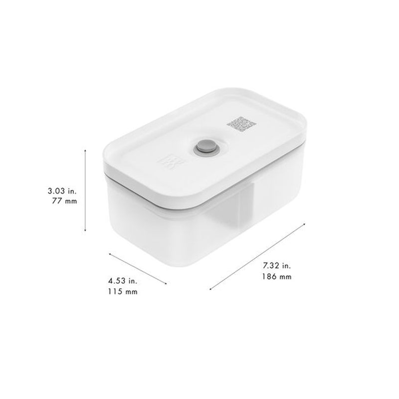 Táper al Vacío para Almuerzo de Plástico Tamaño M Color Gris Modelo Fresh &amp; Save - ZWILLING - Image 4