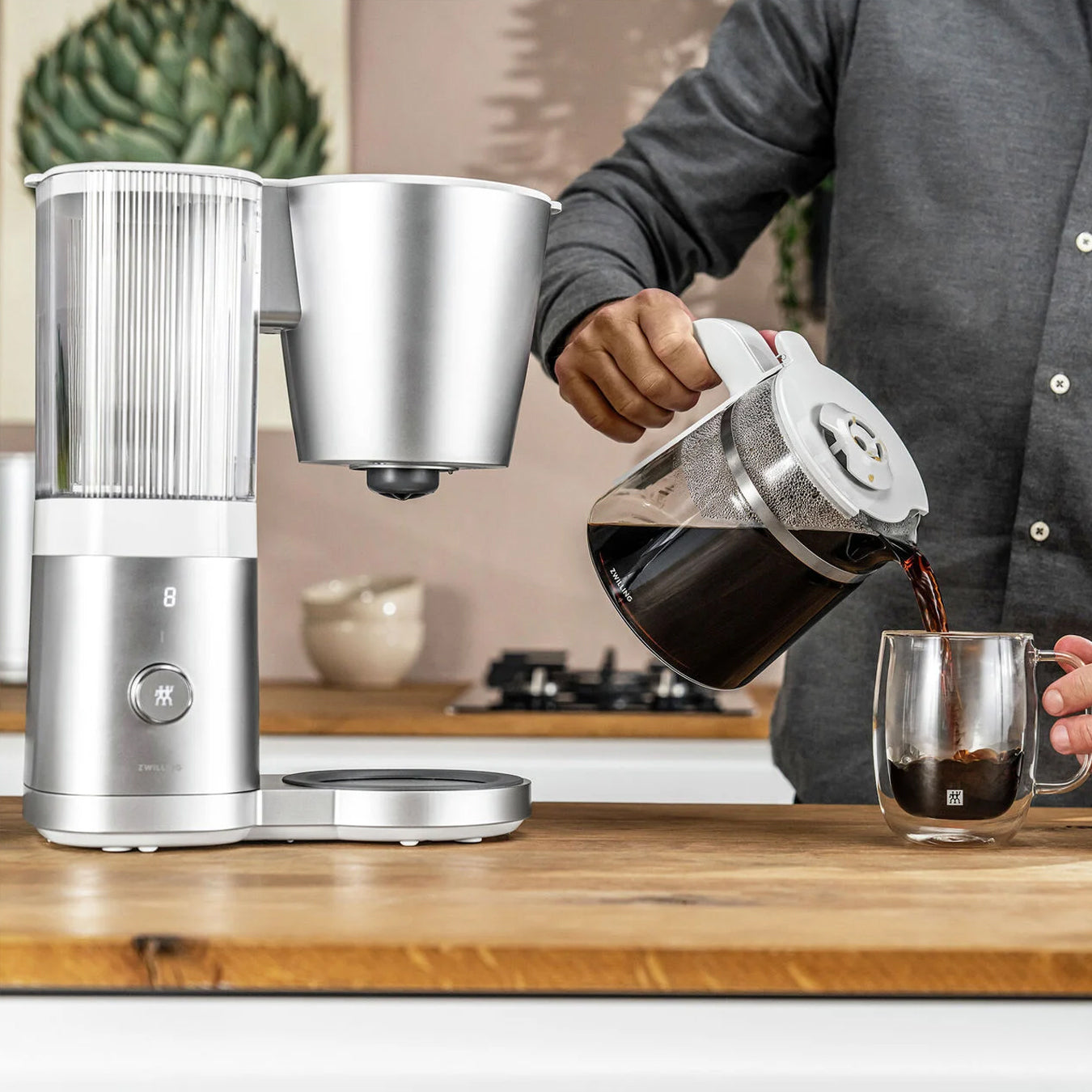 Cafetera Eléctrica 1.5 Lt Color Plata Modelo Enfinigy - ZWILLING - Gallery 4