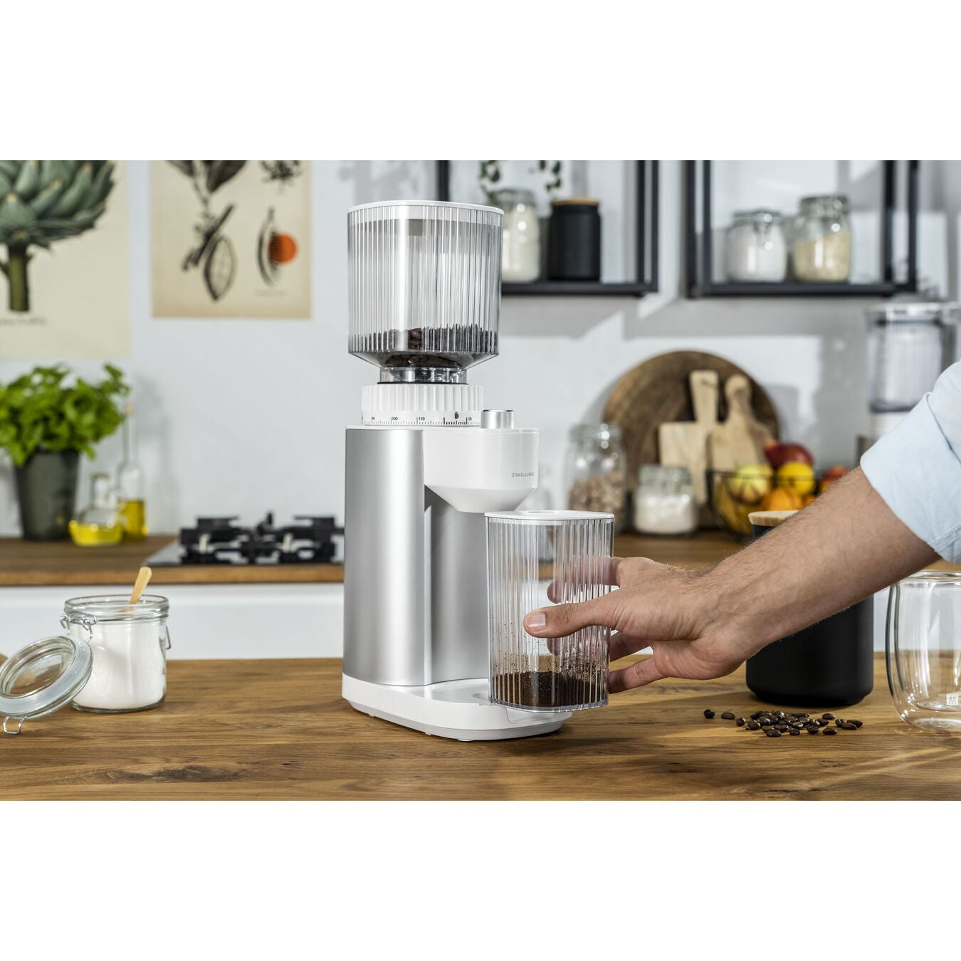 Molinillo de Café Eléctrico Color Plata Modelo Enfinigy - ZWILLING - Gallery 11