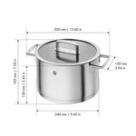 Olla de 6 Lts de Acero Inoxidable Ø24 cm Modelo Vitality - ZWILLING - Thumbnail 3