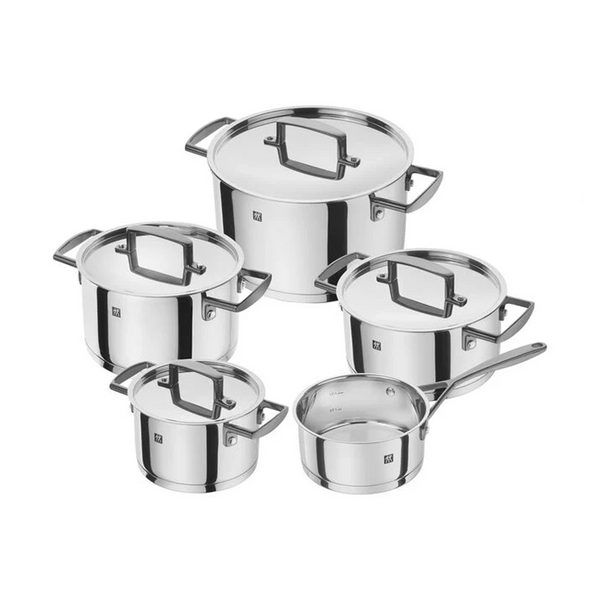 Set de Ollas de 5 Pzs de Acero Inoxidable Modelo Bellasera - ZWILLING