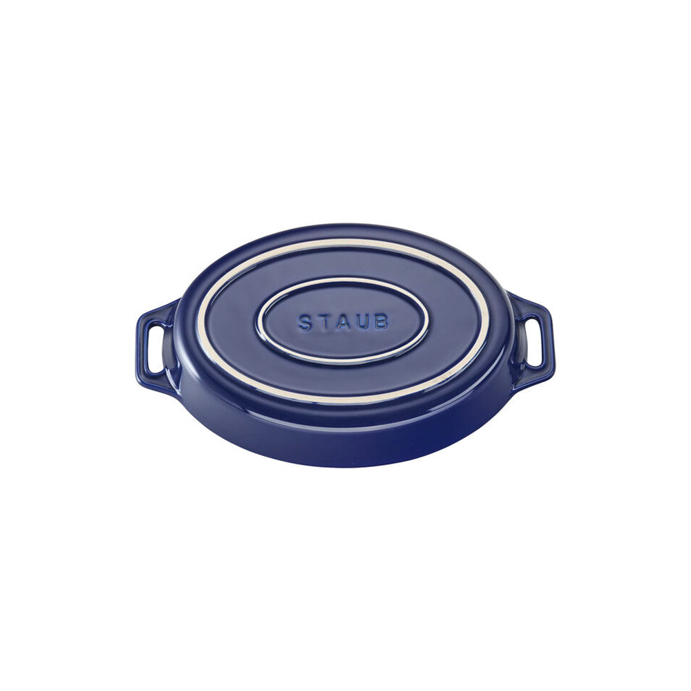 Fuente Ovalada de Cerámica de 23 cm Azul - STAUB - Gallery 3