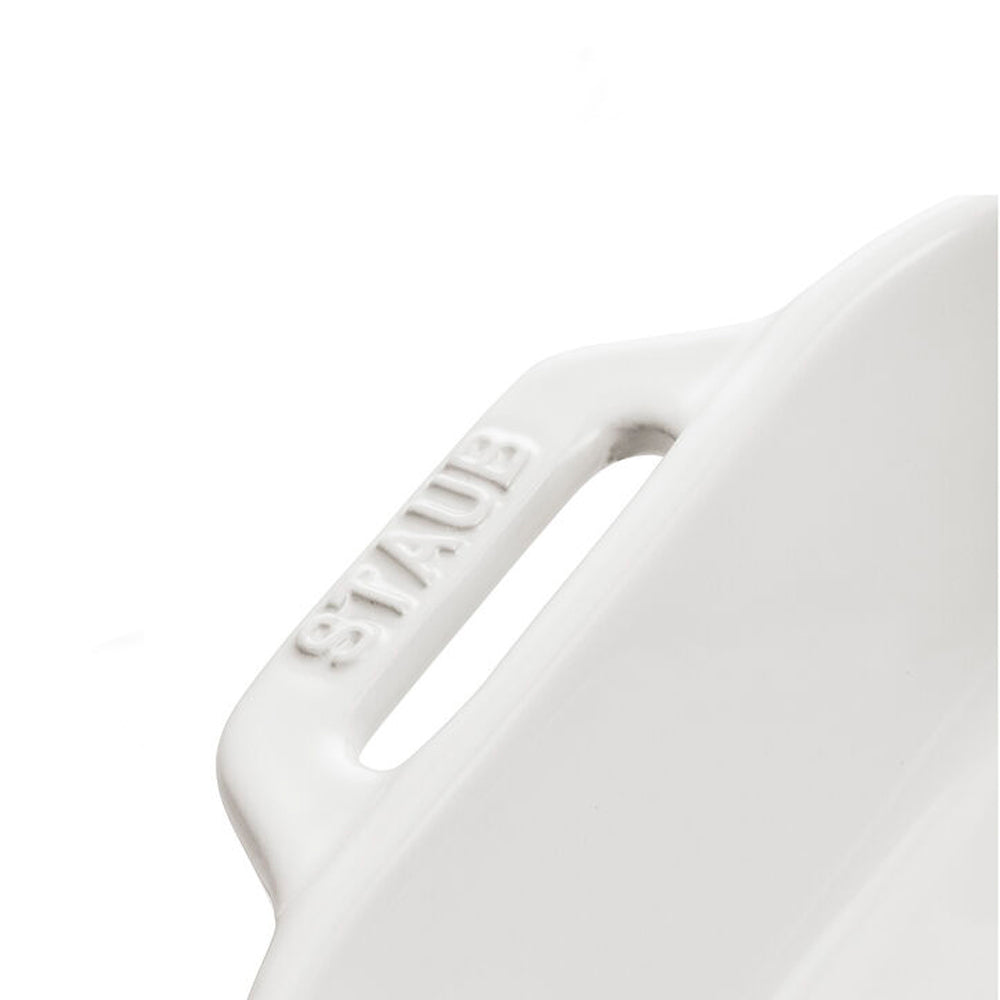 Fuente Rectangular de Cerámica 34 cm Blanco -STAUB - Gallery 2