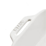 Fuente Rectangular de Cerámica 34 cm Blanco -STAUB - Thumbnail 2