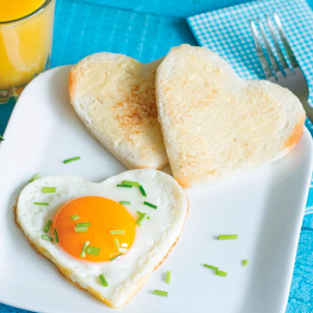 Set de 2 Moldes Corazón para huevos de 10 CM - HIC - Gallery 2