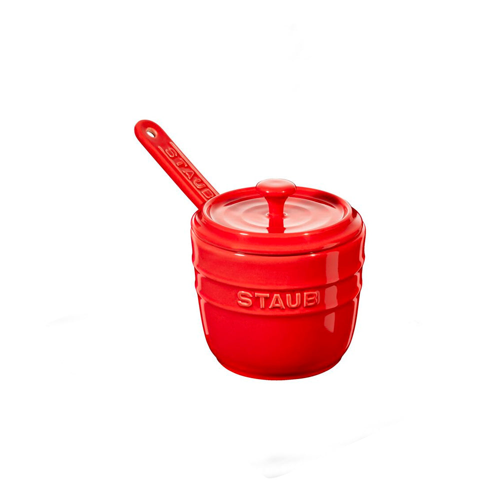 Azucarero con Cuchara de Cerámica Rojo - STAUB - Gallery 1