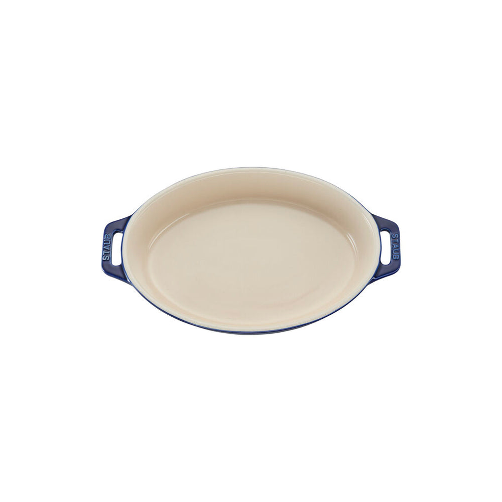 Fuente Ovalada de Cerámica de 23 cm Azul - STAUB - Gallery 2