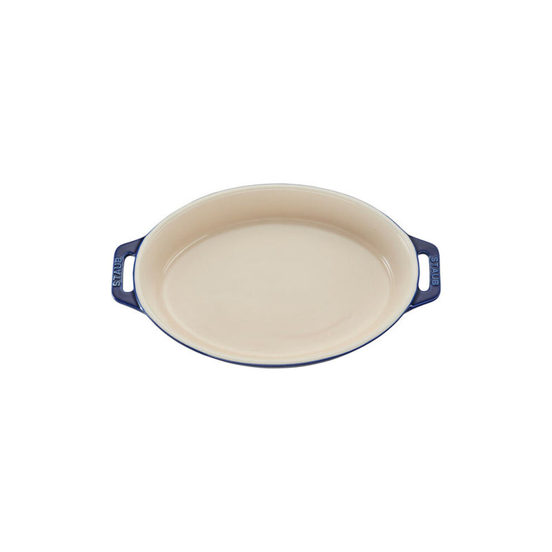 Fuente Ovalada de Cerámica de 23 cm Azul - STAUB - Image 2