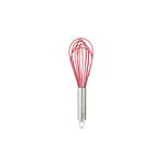 Batidor Globo 25.4 cm de Silicona y Acero Inoxidable Color Rojo - CUISIPRO - Thumbnail 1