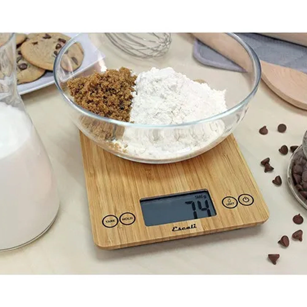 Balanza Digital de Cocina de Bambú Natural 7 kg - ESCALI - Gallery 3