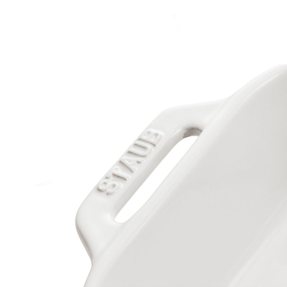 Fuente Rectangular de Cerámica 27 cm Blanco - STAUB - Gallery 2
