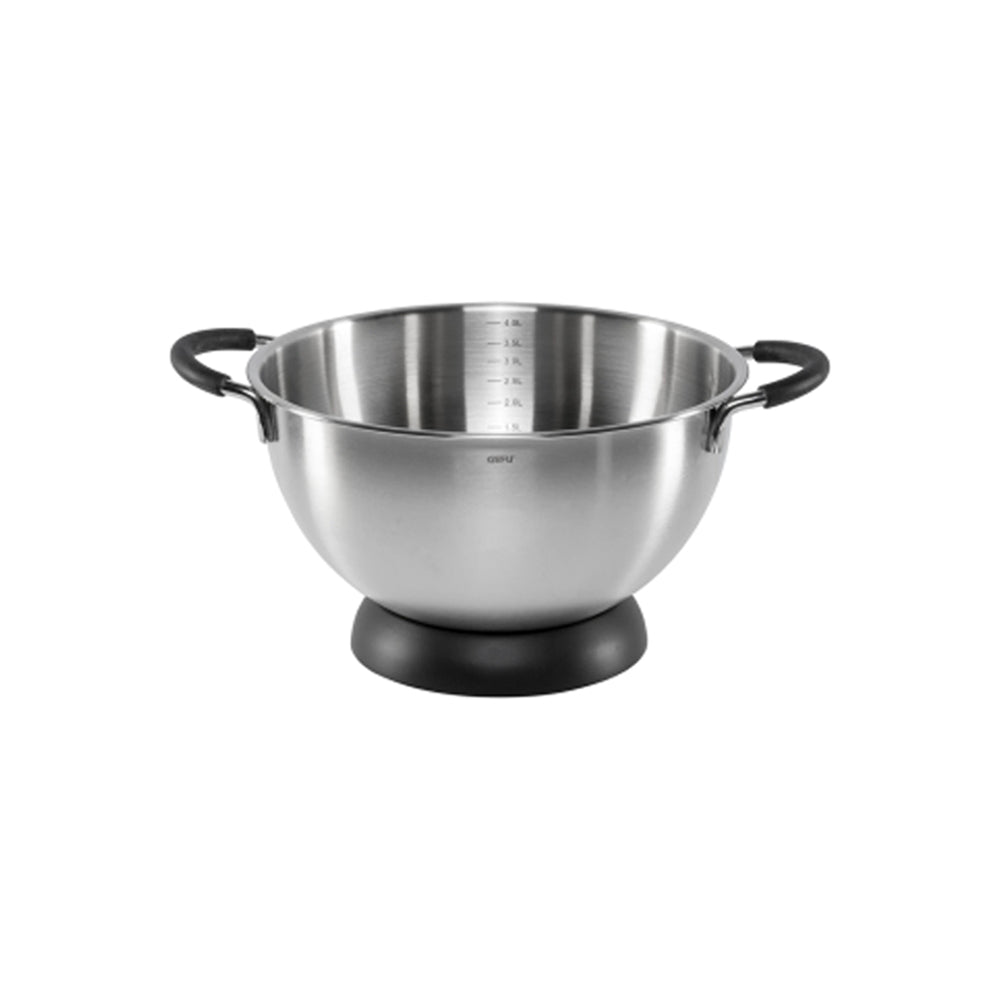 Bowl con Asas Ø24 cm de Acero Inoxidable Modelo Mesco - GEFU - Gallery 1
