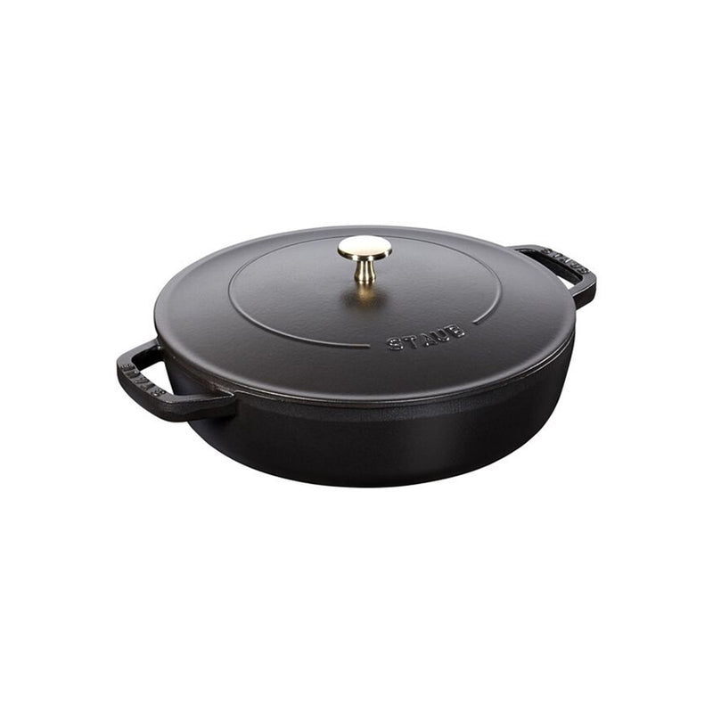 Cacerola de Hierro Fundido de 24 cm Negro - STAUB - Image 1