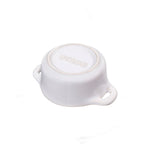 Mini Cocotte Redondo de Cerámica de 10 cm Blanco Marfil -STAUB - Thumbnail 2
