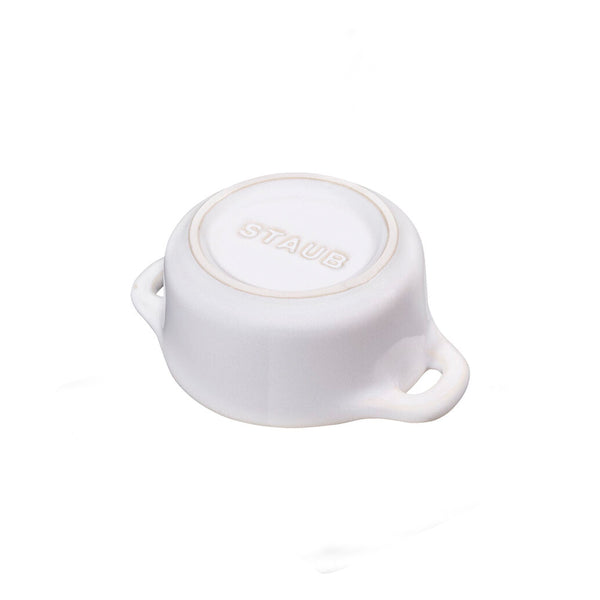 Mini Cocotte Redondo de Cerámica de 10 cm Blanco Marfil -STAUB - Secondary