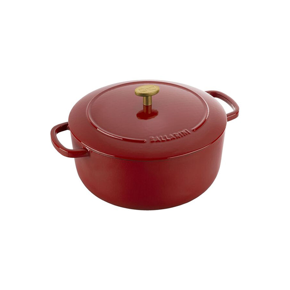 Cocotte de Hierro Fundido Ø24 cm Color Rojo Pomodoro Modelo Bellamonte - BALLARINI - Gallery 1