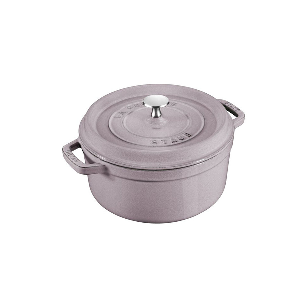 Cocotte Redonda 2.6 Lts de Hierro Fundido de 22 cm Color Flor de Cerezo - STAUB - Gallery 1