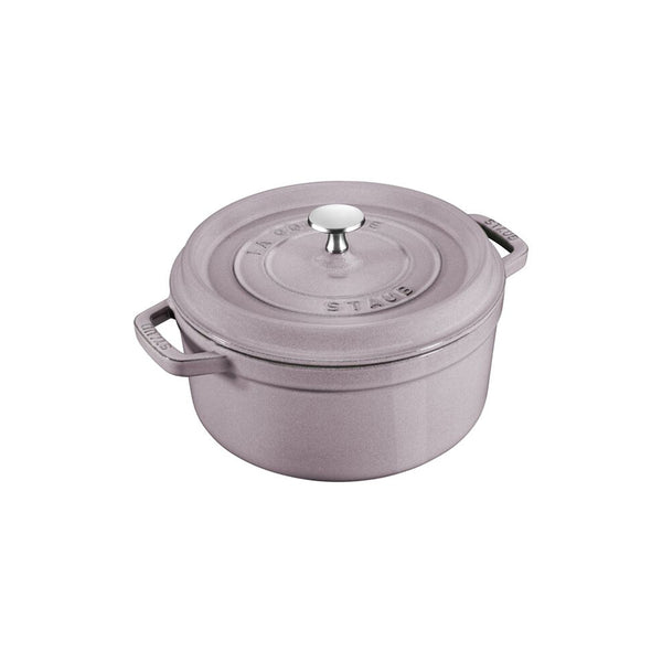 Cocotte Redonda 2.6 Lts de Hierro Fundido de 22 cm Color Flor de Cerezo - STAUB