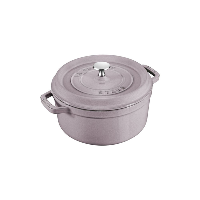 Cocotte Redonda 2.6 Lts de Hierro Fundido de 22 cm Color Flor de Cerezo - STAUB - Image 1