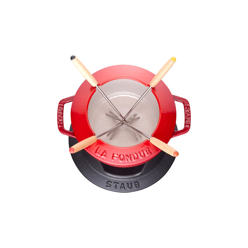 Fondue de Hierro de 16 cm Rojo - STAUB - Image 2